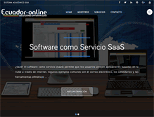 Tablet Screenshot of ecuador-online.net